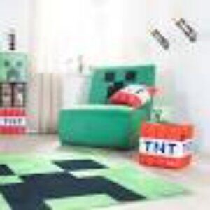 Minecraft Carpet rug- Creeper (120x120CM)